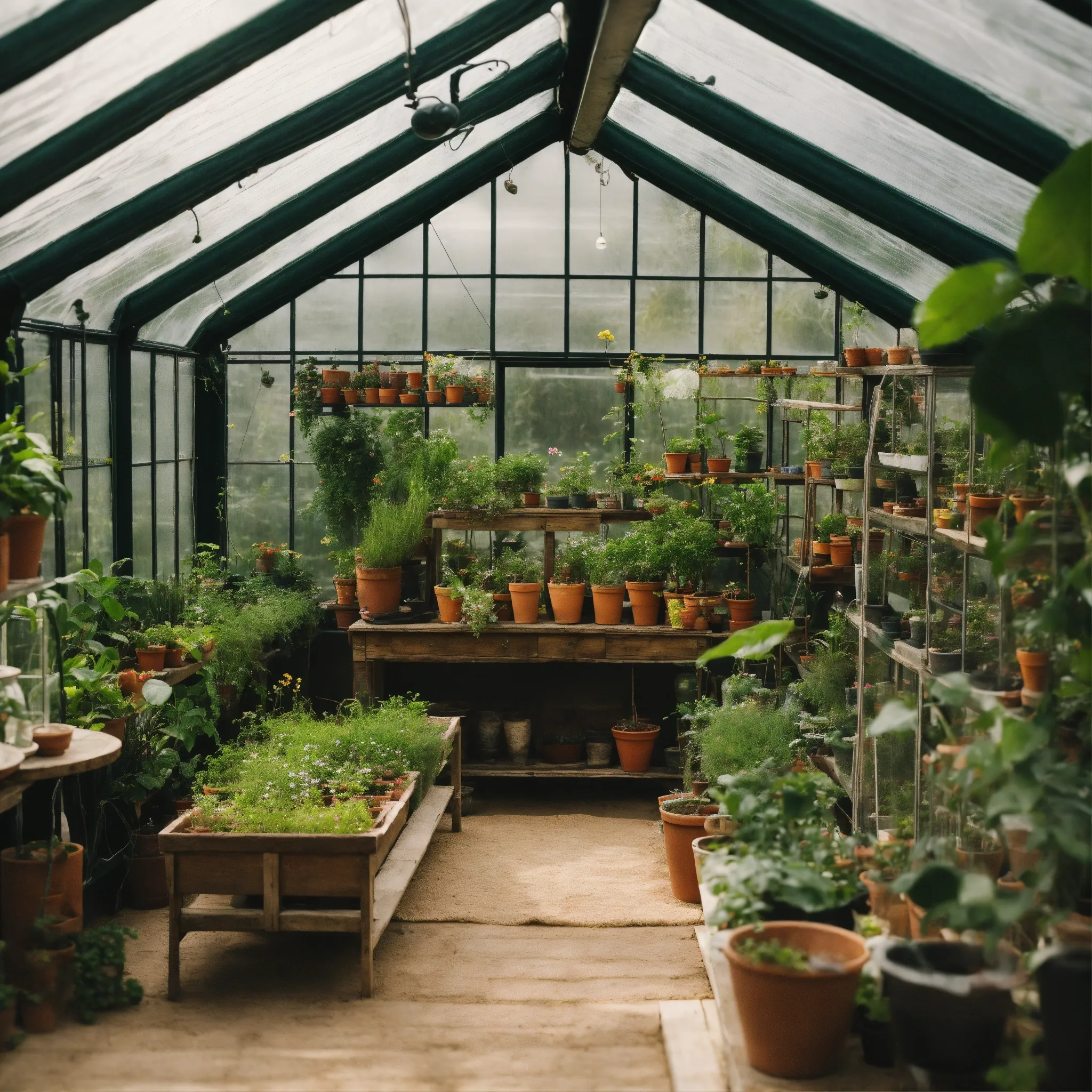 Air-purifying spider plant